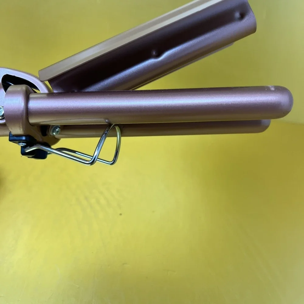 Conair Double Ceramic Triple Barrel Curl Styling Waver Rose Gold Hair Tool